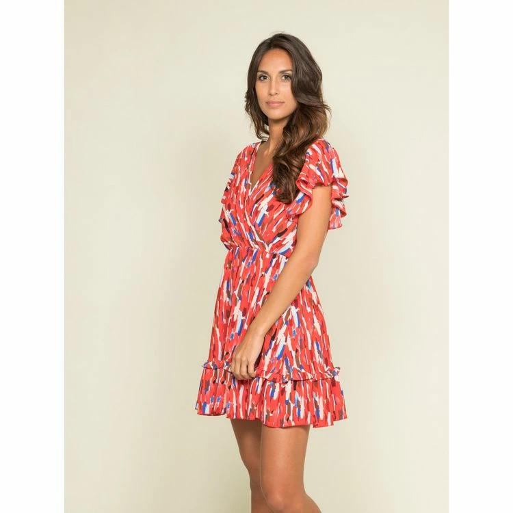 Vente flash 🧨 Ritchie Robe Courte Motifs Ired ⌛ 4 Vente flash 🧨 Ritchie Robe Courte Motifs Ired ⌛ – Image 4