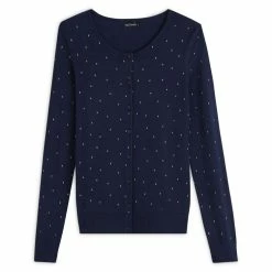 Meilleur prix ⭐ IN EXTENSO Gilet Court Col Rond Femme 🎁 -dona-lisa unnamed file 351