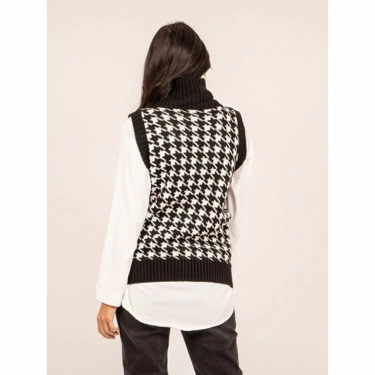 Budget 😍 Ritchie Pull Sans Manches Col Roulé Motifs Keffis 🎉 2 Budget 😍 Ritchie Pull Sans Manches Col Roulé Motifs Keffis 🎉 – Image 2