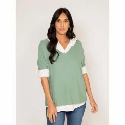 Vente flash 💯 Ritchie Pull Fin Col Chemise Krys 🌟 -dona-lisa unnamed file 437