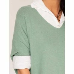 Vente flash 💯 Ritchie Pull Fin Col Chemise Krys 🌟 -dona-lisa unnamed file 439