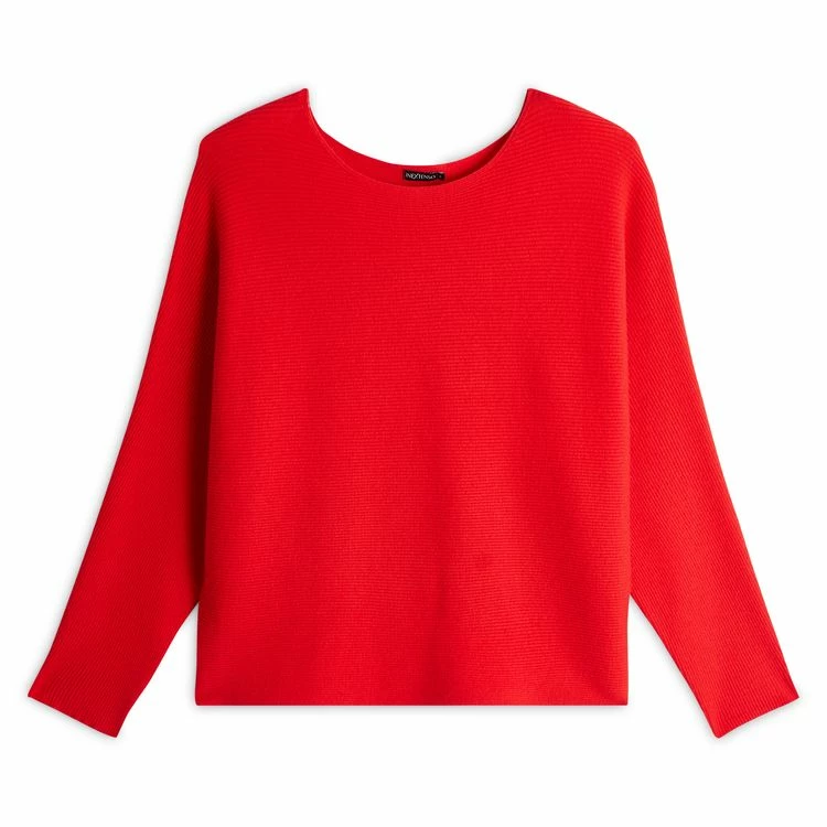 Meilleure affaire 🌟 IN EXTENSO Pull Col Bateau Rouge Femme 👏 3 Meilleure affaire 🌟 IN EXTENSO Pull Col Bateau Rouge Femme 👏 – Image 3