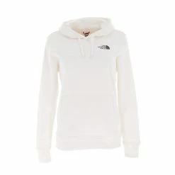 Sortie 🤩 THE NORTH FACE Sweat Capuche Hooded The North Face W Simple Dome Hoodie Blanc 7-369 🌟