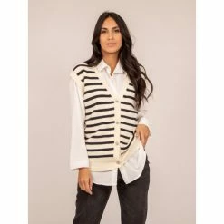 Coupon 😀 Ritchie Gilet Sans Manches Rayures Kiliss 🥰