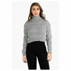 Offres 🥰 Kebello Pull Col Montant CourtFemme ⭐ -dona-lisa unnamed file 482