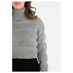 Offres 🥰 Kebello Pull Col Montant CourtFemme ⭐ -dona-lisa unnamed file 484