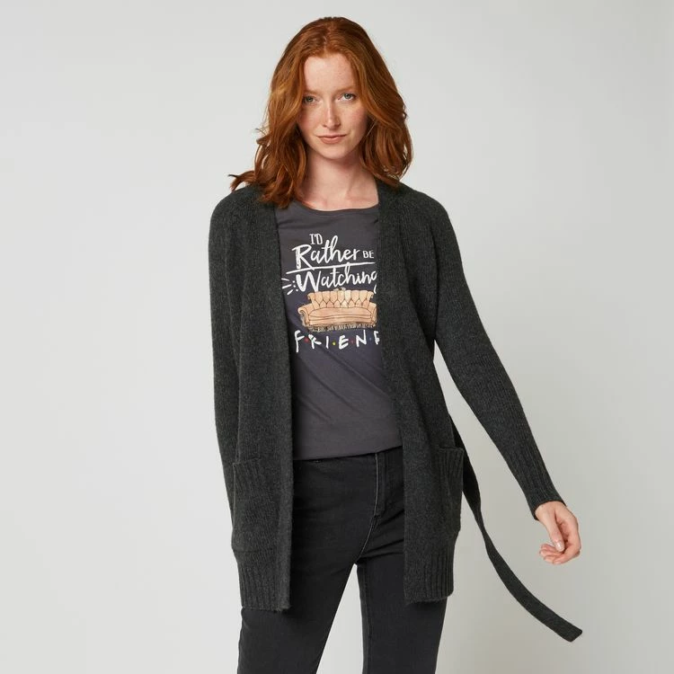 De gros 👍 IN EXTENSO Gilet Long Avec Ceinture Gris Femme 😍 1 De gros 👍 IN EXTENSO Gilet Long Avec Ceinture Gris Femme 😍