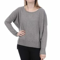 Remise 🥰 FRENCH CONNECTION Pull Gris Femme French Connection Vhari 😉