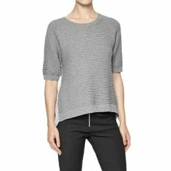 Vente flash 🤩 FRENCH CONNECTION Pull Gris Femme French Connection Effie 😀