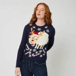 Nouveau 🎁 IN EXTENSO Pull De Noël Femme ✨