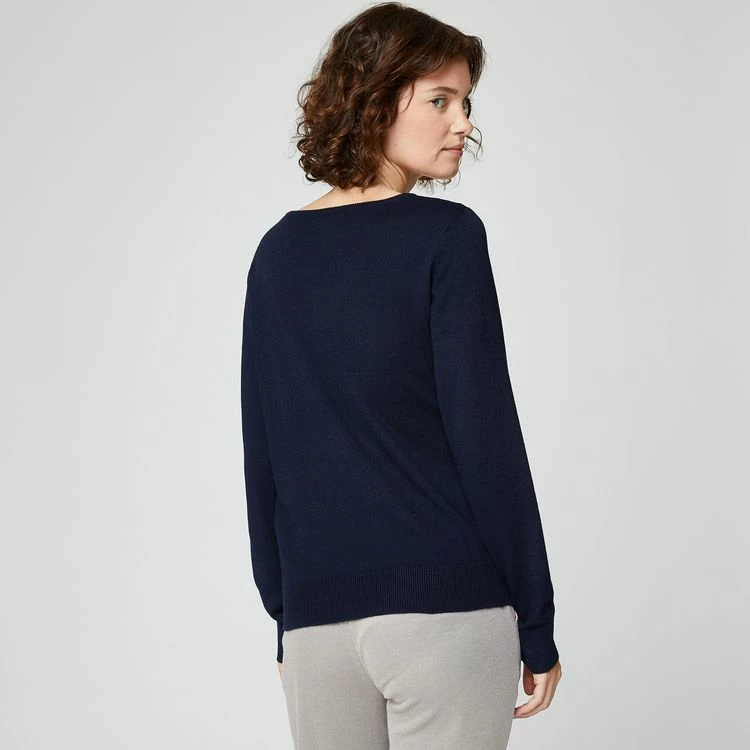 Offres 🥰 IN EXTENSO Pull Col Rond Bleu Marine Femme 🔥 2 Offres 🥰 IN EXTENSO Pull Col Rond Bleu Marine Femme 🔥 – Image 2