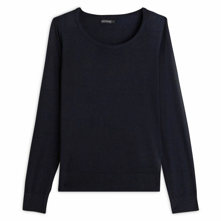 Offres 🥰 IN EXTENSO Pull Col Rond Bleu Marine Femme 🔥 3 Offres 🥰 IN EXTENSO Pull Col Rond Bleu Marine Femme 🔥 – Image 3