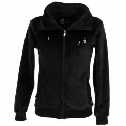 Promo 👏 AULP Vestes Polaire Aulp Biara Blk Veste Velours L Noir 94042 ❤️