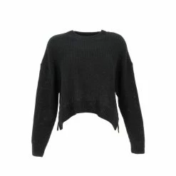 Vente flash 💯 Vero Moda Pull Vero Moda Vmsadie Ls O-neck Rounded Hem Blouse Bf Noir 7-384 💯