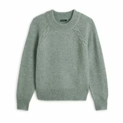 Remise 🔥 IN EXTENSO Pull Col Rond Vert Femme 😍 -dona-lisa unnamed file 69