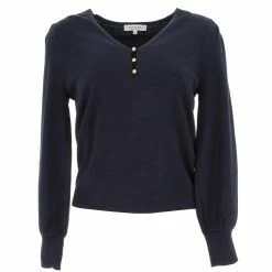 Offres 🥰 MORGAN Pull Morgan Mlys Marine Pull L Bleu 7-410 😉