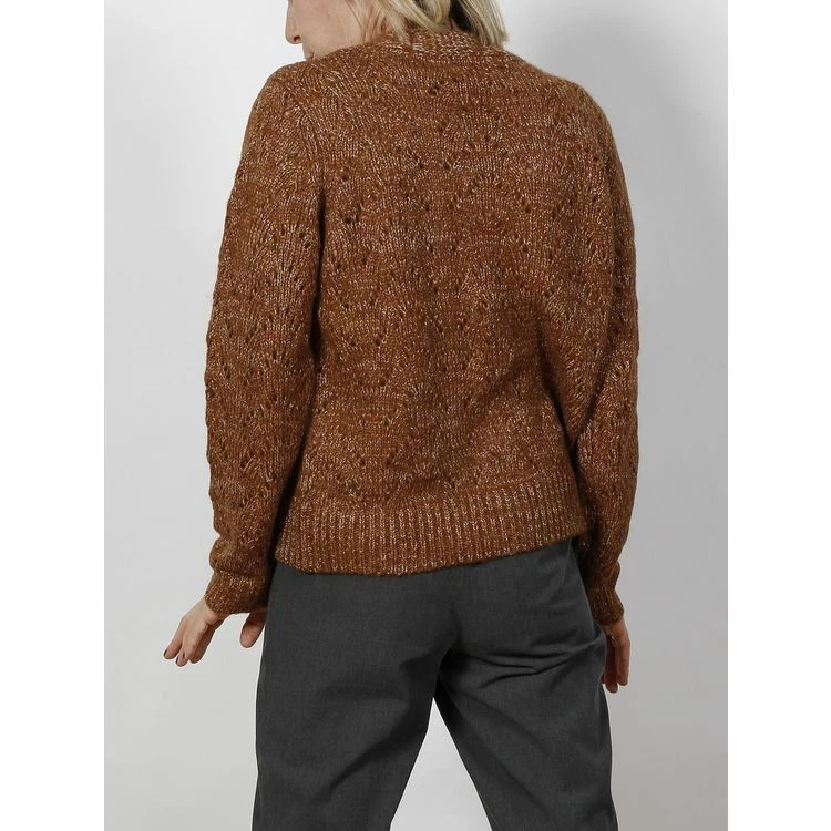 Sortie 🔥 Vero Moda Gilets Vestes Mailles Vero Moda Vmvichylurex Ls Pattern Cardigan Fr Marron 7-289 🤩 2 Sortie 🔥 Vero Moda Gilets Vestes Mailles Vero Moda Vmvichylurex Ls Pattern Cardigan Fr Marron 7-289 🤩 – Image 2