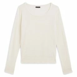 Grosses soldes 🤩 IN EXTENSO Pull Col Rond Blanc Femme 🤩 -dona-lisa unnamed file 78