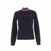 Remise 🔥 Tommy Hilfiger Pull Tommy Hilfiger Slim Merino Half Zip Sweater Nv L Bleu 7-218 🛒