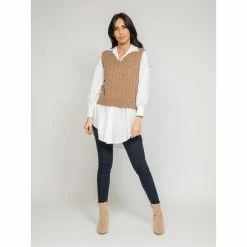 Remise 🤩 Ritchie Pull Sans Manches Kastel ⭐ 11 Remise 🤩 Ritchie Pull Sans Manches Kastel ⭐ -dona-lisa unnamed file 793