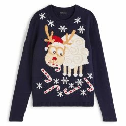 Nouveau 🎁 IN EXTENSO Pull De Noël Femme ✨ -dona-lisa unnamed file 8