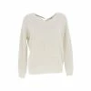 Bon marché 🎁 Deeluxe Pull Deeluxe Armelle Pu W Blanc 7-290 🥰