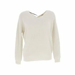Bon marché 🎁 Deeluxe Pull Deeluxe Armelle Pu W Blanc 7-290 🥰