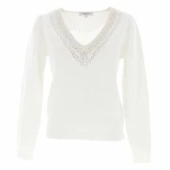Les meilleures critiques de 😀 MORGAN Pull Fin Morgan Mvince Off White Pull Blanc 7-658 ✨