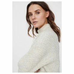 De gros 🔔 Vero Moda Pull Long Col MontantFemme ⭐ -dona-lisa unnamed file 881