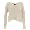 Bon marché 😀 Vero Moda Pull Fin Vero Moda Vmcher Ls V-neck Cardigan Beige 7-290 👍