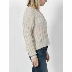 Bon marché 😀 Vero Moda Pull Fin Vero Moda Vmcher Ls V-neck Cardigan Beige 7-290 👍 -dona-lisa unnamed file 915