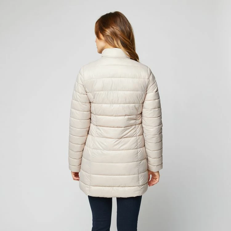 De gros ⭐ IN EXTENSO Doudoune Longue Marron Taupe Femme 🎁 2 De gros ⭐ IN EXTENSO Doudoune Longue Marron Taupe Femme 🎁 – Image 2